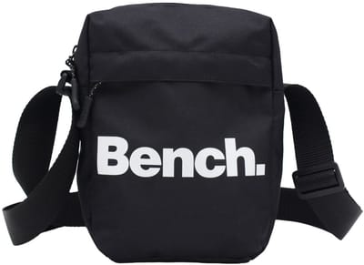 Bench Hydra Messenger Schoudertas | Nektas | Crossbody Tas | Festivaltas | Reistas | Heuptas | Messenger Bag | Unisex | Schoudertas met Ritssluiting | Telefoontas | Polyester | Zwart