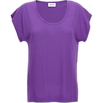 P.A.R.O.S.H. Paarse Viscose T-Shirt