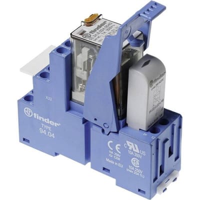Finder 58.34.8.012.0060 Relaismodule (modulair) Nominale spanning: 12 V/AC Schakelstroom (max.): 7 A 4x wisselcontact 1 stuk(s)