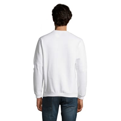 SOLS Heren Spider Ronde Hals Sweatshirt (Wit)