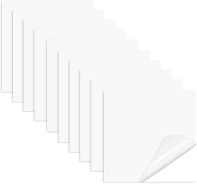TPU Reparatiepatch - 10 stuks - Reparatietape - Zelfklevend - Waterdicht & Luchtdicht - Geschikt voor luifels, dekzeilen, bootkappen en tenten - 10cm x 10cm - Transparant