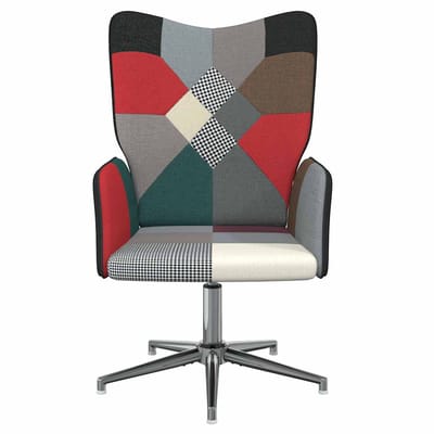 vidaXL - Relaxstoel - patchwork - stof
