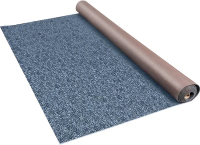 Luxe Buitentapijt - Voor binnen en buiten - 400x180cm Tuintapijt - Terrastapijt - Buiten tapijt - Blauw