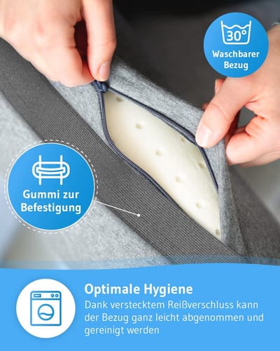 Ergonomisch Nek- en Kniekussen van Traagschuim - Perfect voor Yoga & Ontspanning