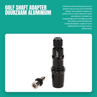 Dailygoods - Golf Shaft Adapter - Duurzaam Aluminium - Eenvoudig te installeren - 0.335 - Vervangende Sleeve - Geschikt voor Taylormade Drivers - Golf...
