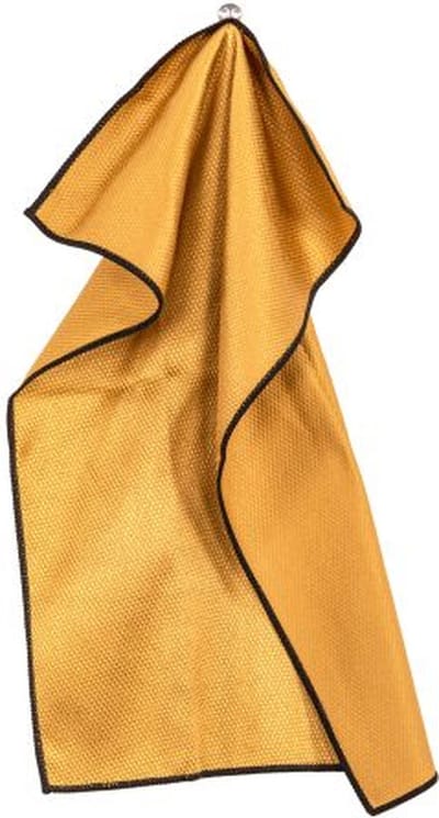 Tiseco Home Studio - Glazendoek ESSENTIALS - SET/4 - 85% PE, 15% PA - poleerdoek - pluisvrij - streepvrij - ultra-absorberend - 40x60 cm - Camel