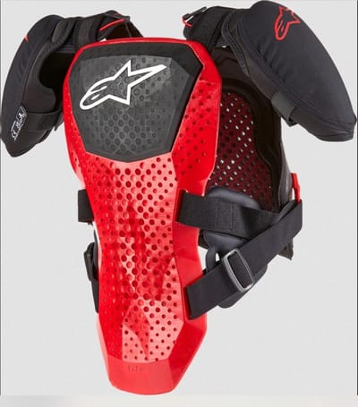 Protection pare pierre moto Alpinestars A5s V2 pour enfant Taille S/M 6-8 ans