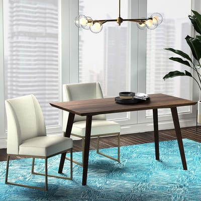 Eetkamerstoel – Meuble Paris Moderne - Wit - Paris Moderne Design Stoel Messing - Medahomestore