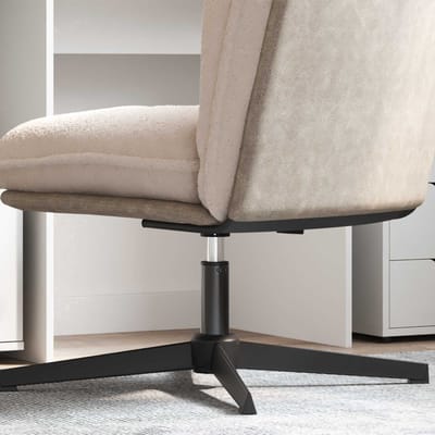 vidaXL - Bureaustoel - Gas - Cilinder - Zwart - 239-309 - mm - IJzer
