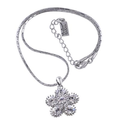 Behave - Ketting met bloem hanger - Klassieke stijl - Nikkelvrij