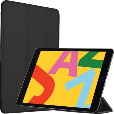 Hoes geschikt voor iPad 2020 / 2019 10.2 Inch Trifold Zwart