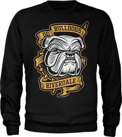 Riverdale Go Bulldogs-sweatshirt, zwart