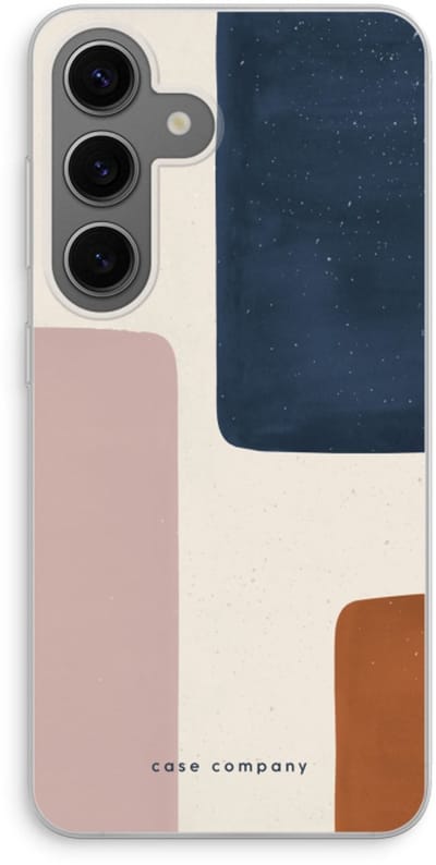 Case Company® - Hoesje geschikt voor Samsung Galaxy S24 hoesje - Geo #5 - Soft Cover Telefoonhoesje - Bescherming aan alle Kanten en Schermrand