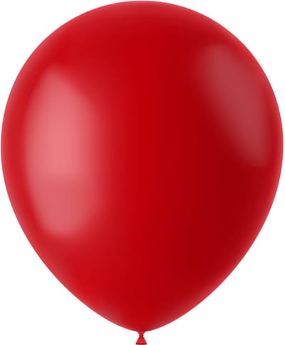 Folat - ballonnen Ruby Red Mat 33 cm - 10 stuks