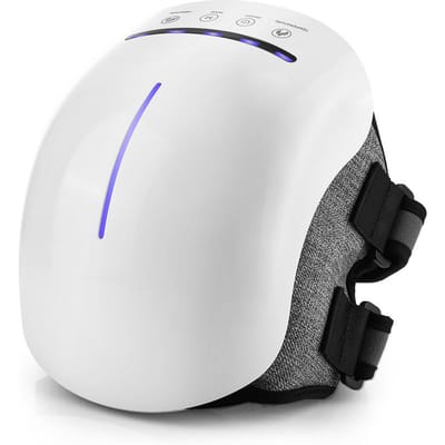 3-in-1 Draagbare Draadloze Kniebeschermer Massager Infrarood Verwarmd Vibratiemassage Apparatuur Been Gewricht Spier Ontspanning Thuis Reisgebruik wit