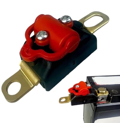 Accu-Onderbreker Gereedschap - Batterij Afsluitisolator - Stroomverlies Voorkomen - Messing Lekvrij - 12 Volt - Messing