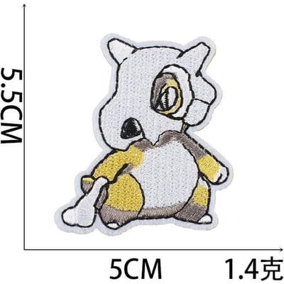 Pokémon Cartoon Borduurstof Sticker Pokemon Patch Sticker Computer Borduur Chapter Jongen Marvel Borduurstickers no. 18~_3 pieces