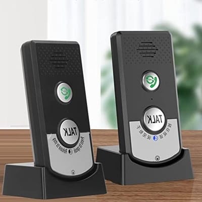 Draadloze Intercom Deurbel met 2-Weg Communicatie, Waterdicht en Oplaadbare Batterij, LED Display en Duurzaam Ontwerp