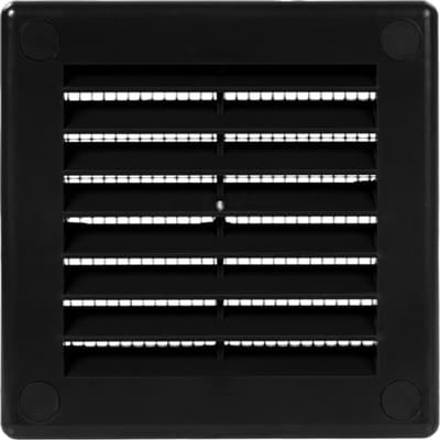Plat Vierkant Ventilatierooster in Kunststof - 7,6 x 7,6 cm - Luchtdeflector voor HVAC en Ventilatiesystemen
