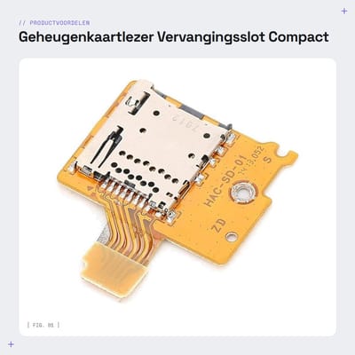 Dailygoods- Geheugenkaartlezer Professionele Chipsets - Kaartlezer SD - Kaartlezer Micro SD - USB Kaartlezer - Lichtgewicht - Duurzaam Materiaal