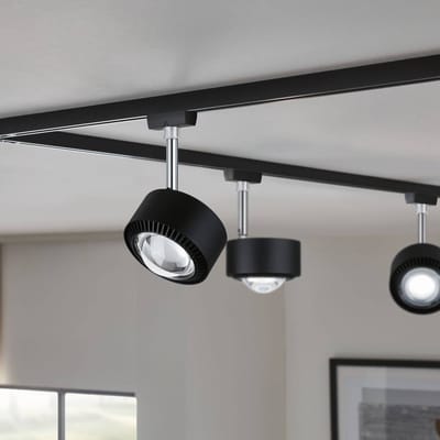Paulmann 96812 URail LED-railspot Aldan enkele spot 533,8lm 8W 4000K dimbaar 230V matzwart, zwart railsysteem