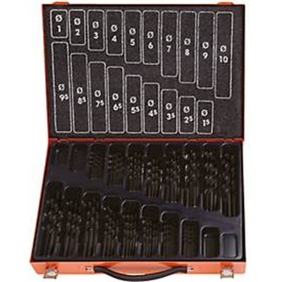 Projahn schroefboorset ECO, HSS-R, 170-delig, Ø 1-10 mm / 0,5 mm stappen, in boormagazijn