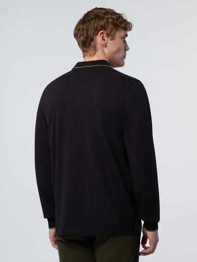 North Sails Polo Shirt Lange mouwen met kraagprint
