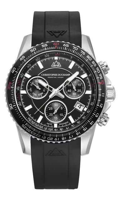 Christophe Duchamp Velocite V2 - Luxe Herenhorloge - Chronograaf - Sportief Premium Design