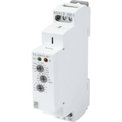 TRU COMPONENTS TC-9963308 Tijdrelais Multifunctioneel 12 V/AC, 240 V/AC 1 stuk(s) Tijdsduur: 0.1 s - 10 dag(en) 1x wisselcontact