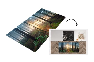 Keukenloper - Loper keuken - Bos - Boom - Plant - 120x60 cm - Keukenloper vinyl