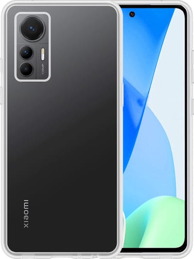 Hoesje - Geschikt voor Xiaomi 12 Lite - Sterk & Shockproof - Hoes Cover - Siliconen Case - Telefoonhoesjes - Transparant