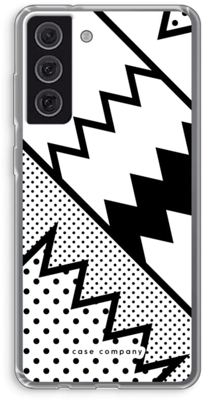 Case Company® - Hoesje geschikt voor Samsung Galaxy S21 FE hoesje - Pop Art #5 - Soft Cover Telefoonhoesje - Bescherming aan alle Kanten en Schermrand