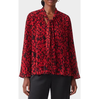 The Kooples Pleated Long-sleeved Top Black - Red Maat: 36 | Longsleeves Outlet | Dames | Zwart