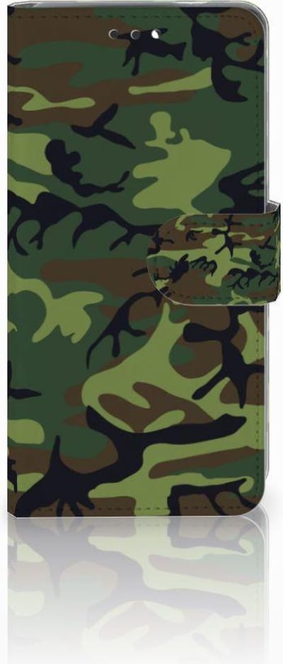 Nokia 3.1 (2018) Telefoon Hoesje Army Dark