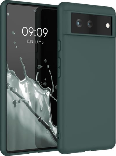 kwmobile telefoonhoesje geschikt voor Google Pixel 6 - Hoesje voor smartphone - Back cover in blauwgroen