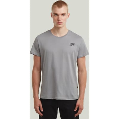 G-Star Chest Logo R T Grey Taglia: S | Magliette basic Outlet | Uomo | Grigio