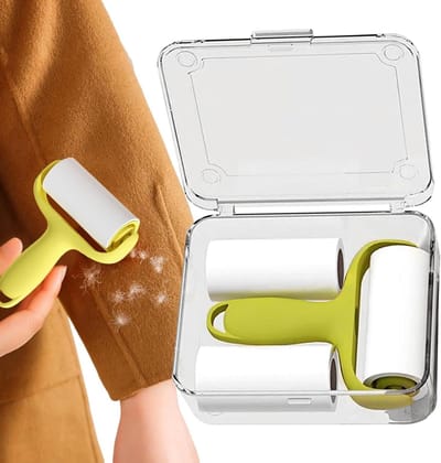 Draagbare pluisroller - Kledingreiniger - Kleding opfrissen - Met opbergdoos - 98 cm - Groen