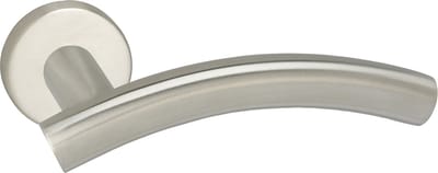 Deurkruk - Impresso Liverpool - Voor binnen - Rond - RVS - 2 stuks