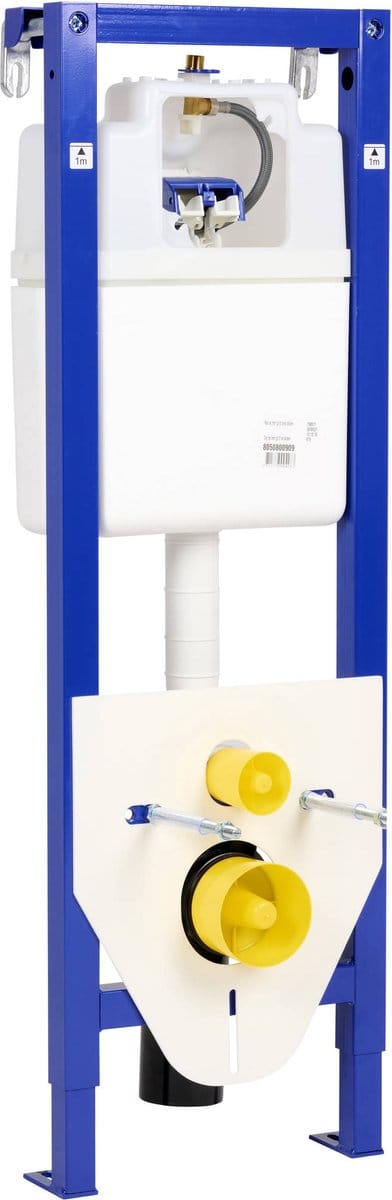 Ben Pro Flush 3-in-1 set van smal inbouwreservoir incl. wandankers en geluidsisolatiemat
