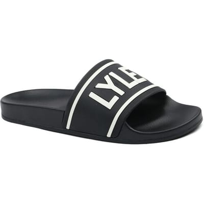 Teenslippers Lyle &amp; Scott Lyle Scott Slippers Zwart