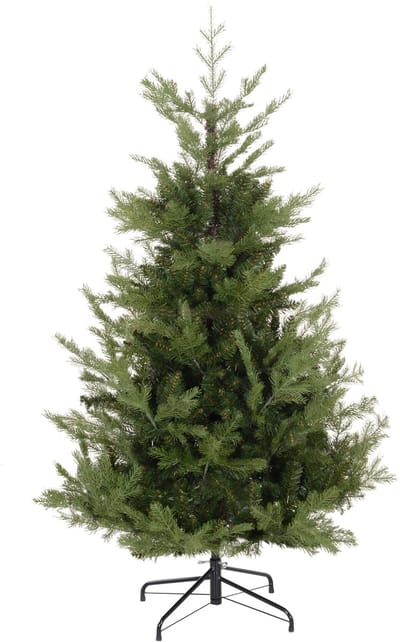 kerstboom - Kunstkerstboom - Realistisch uiterlijk - Vlamvertragend - Stabiele metalen voet - Groen