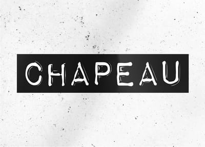 Paper Dreams Kaart Chapeau 15 X 10,5 Cm Papier Zwart/wit