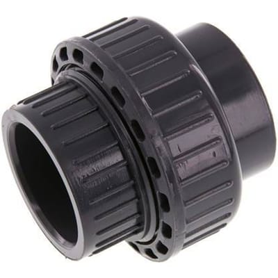 PVC Rechte Lijmmof 40x75mm EPDM