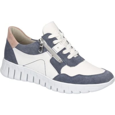Dames Veterschoenen Waldlaufer H-birdy 916h01-500-206 Jeansblauw - Maat 4