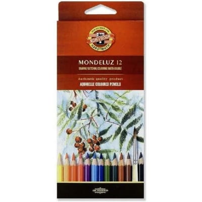 Koh-I-Noor Mondeluz Aquarel Kleurpotlood - 12 Stuks