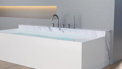 Wiesbaden Caral 5-Gats Badrandcombinatie - Chroom