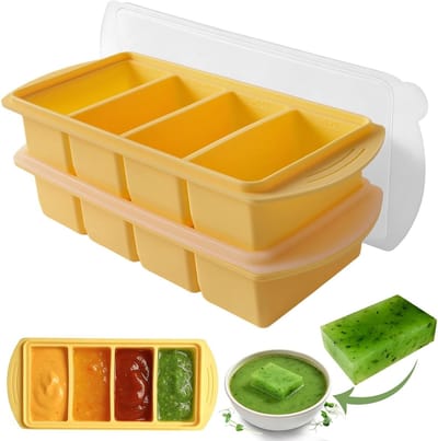 Siliconen Mallen voor Voedsel met Deksel: 2 x 250 ml Mallen voor Soep, Bouillon, Saus en IJsblokjes