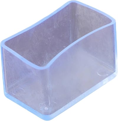 Vloerbeschermers voor meubels - Rechthoekige PVC pads 12 stuks (40 x 60 mm)