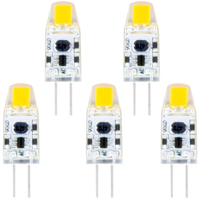 5 Pack- G4 1W Led Lamp - 100 Lumen - 4000K Neutraal wit