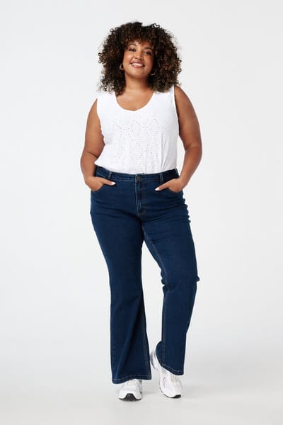 MS Mode Jeans Flared leg jeans JASMIN